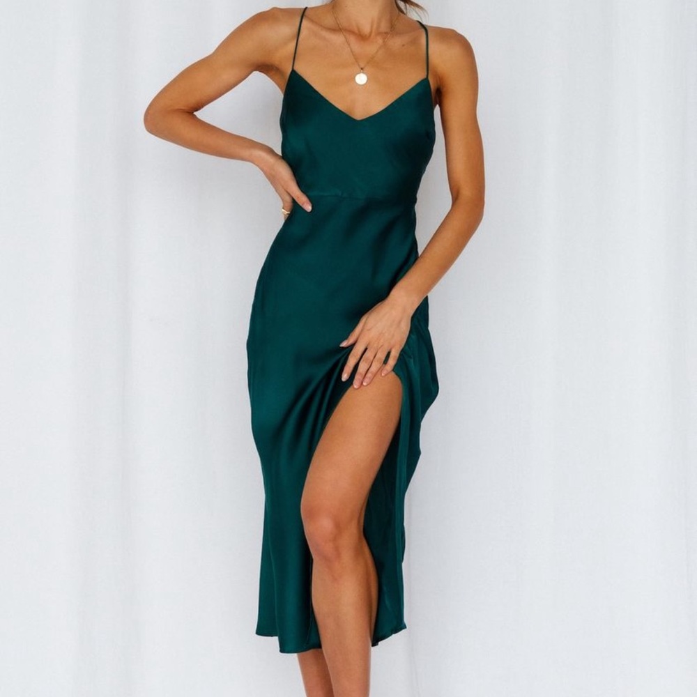 Hello Molly Crashing Prom Midi Dress